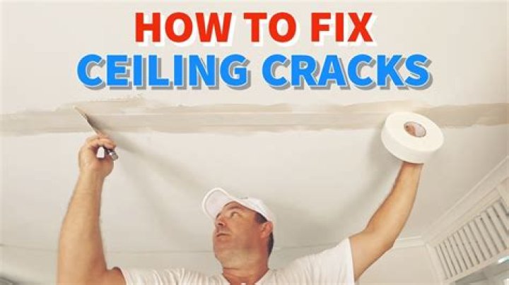 How Do You Repair Hairline Cracks In Plaster Ceiling