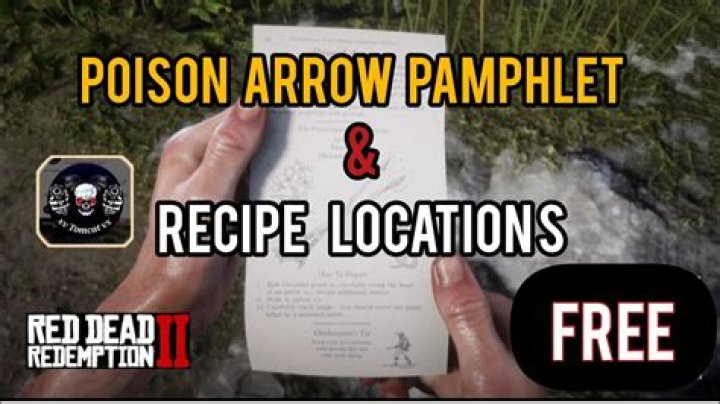 How to Find the Recipe and Craft Poison Arrows in Red Dead Redemption 2