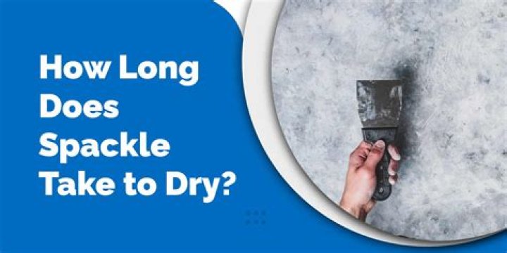 Quick Answer: How Long Spackle To Dry