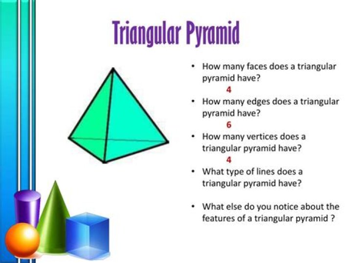 Question: How Many Sides Does A Triangular Pyramid Have