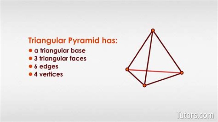 Quick Answer: How Many Vertices Are In A Triangular Pyramid