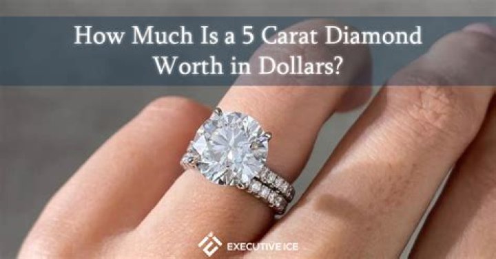 Quick Answer: How Much Is A 5 Carat Diamond