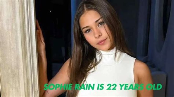 How Old Is Sophie Rain? A Deep Dive Into Her Life And Career