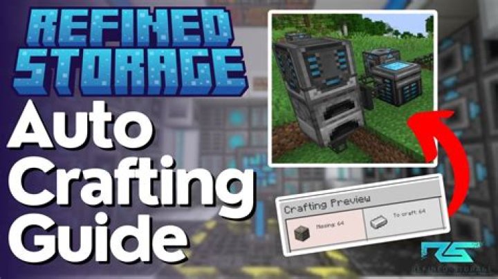 How To Auto Craft With Refined Storage