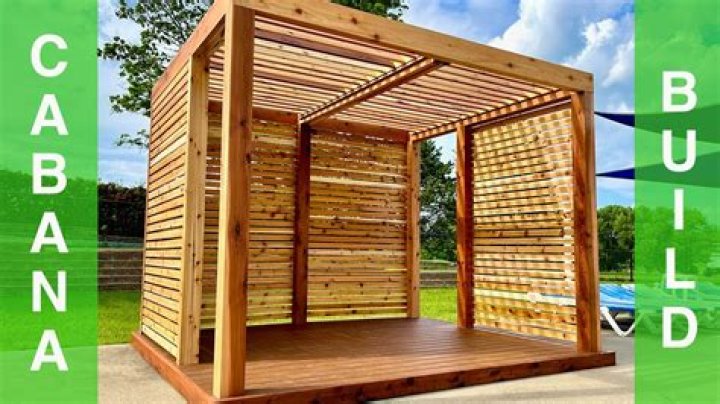 How To Build A Cabana
