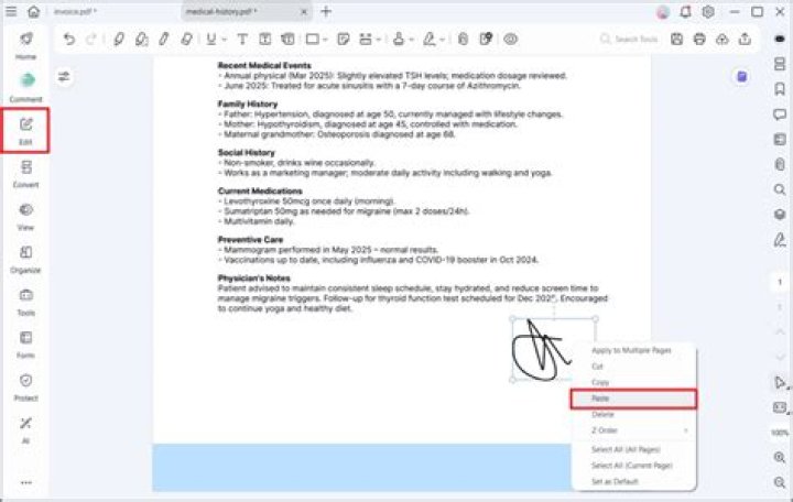 How To Copy Signature From Pdf