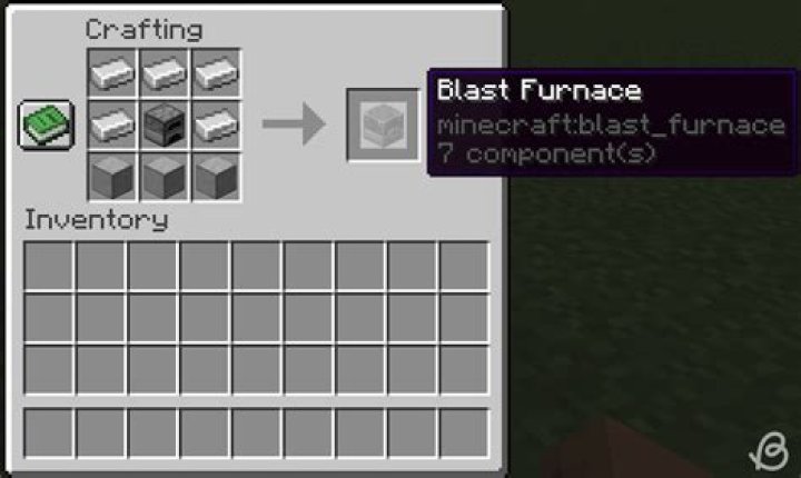 How To Craft A Blast Furnace Crafting Recipe