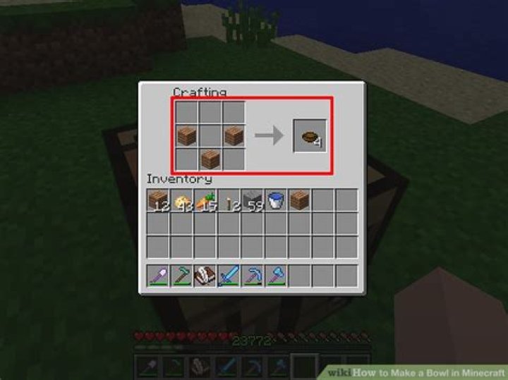 Question: How To Craft A Bowl In Minecraft