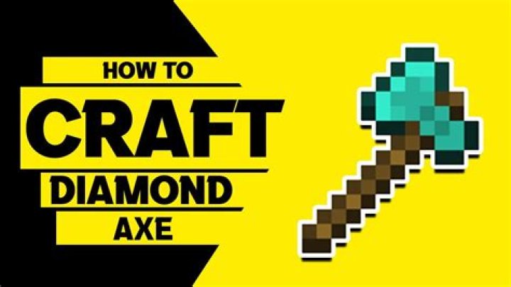 How To Craft A Diamond Axe