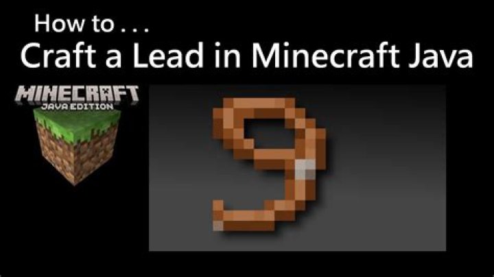 Question: How To Craft A Lead In Minecraft Java