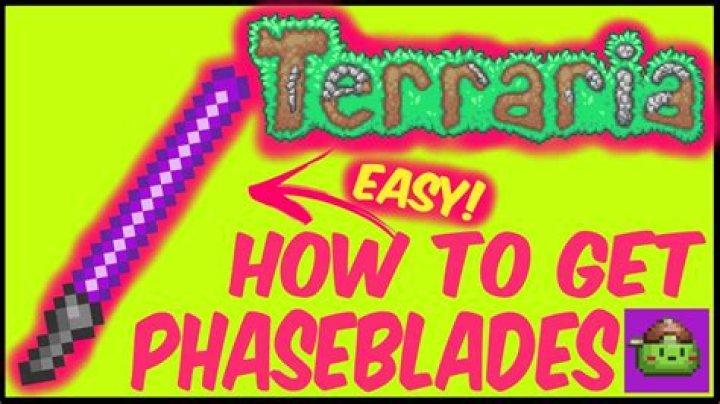 How To Craft A Phaseblade In Terraria
