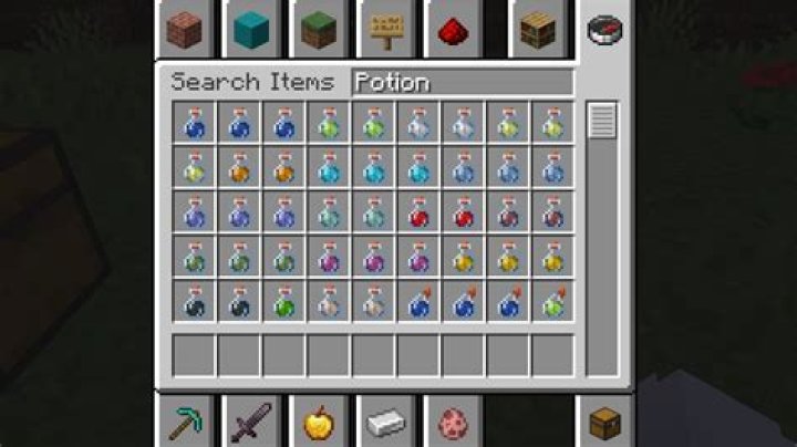 How To Craft A Potion Minecraft Potion Recipes