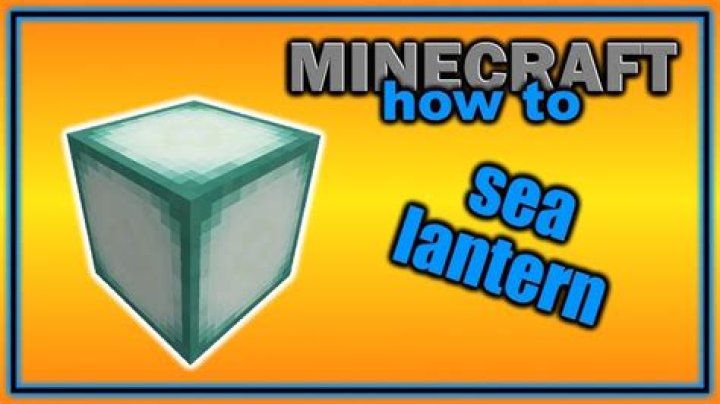 How To Craft A Sea Lantern In Minecraft Pe