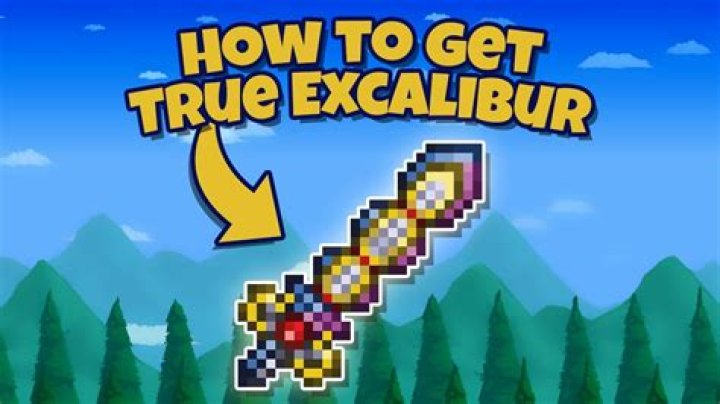 Quick Answer: How To Craft A True Excalibur In Terraria