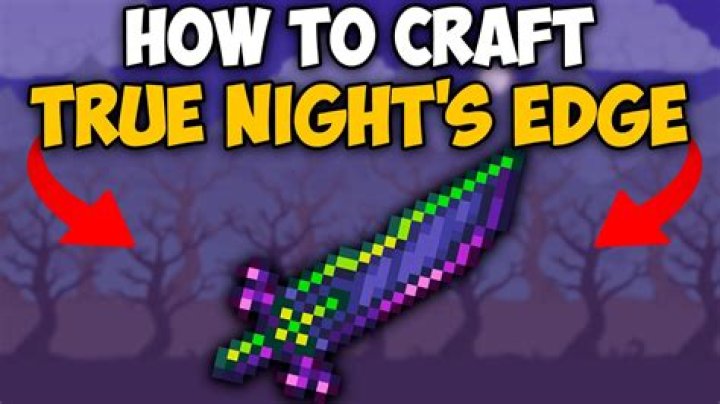 Question: How To Craft A True Night's Edge And True Excalibur