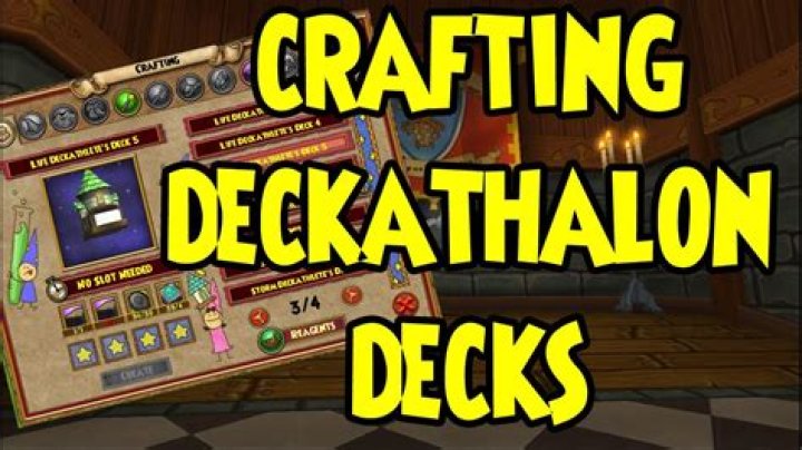 Quick Answer: How To Craft Deckathalon Deck In Wizard101