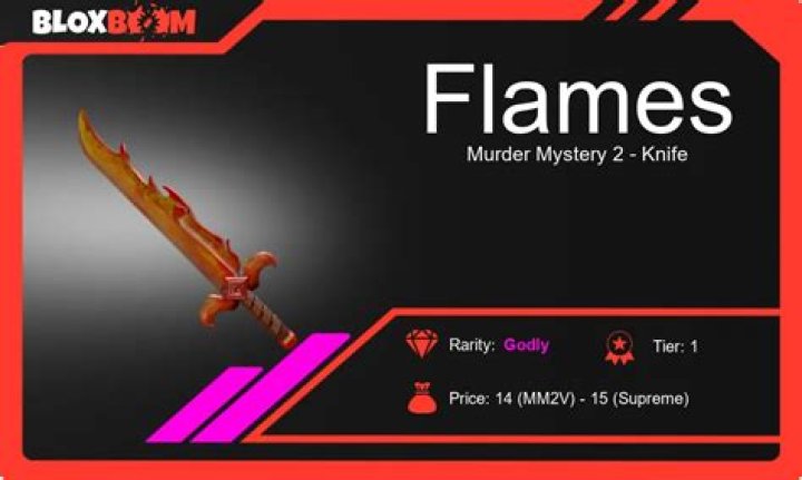 How To Craft Flames Knife In Mm2