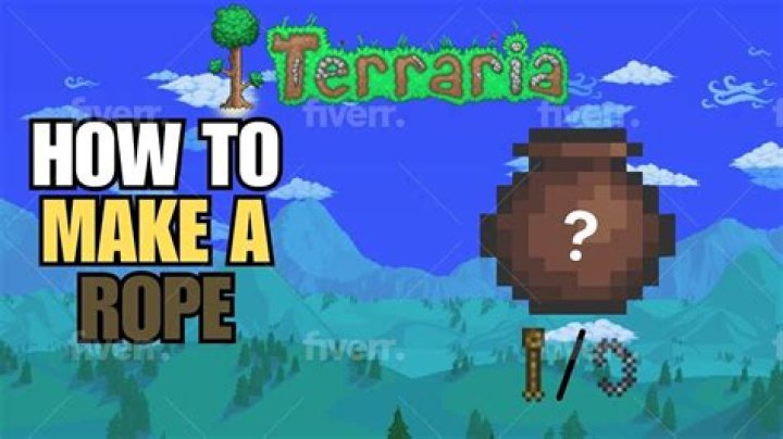 Quick Answer: How To Craft Rope Terraria
