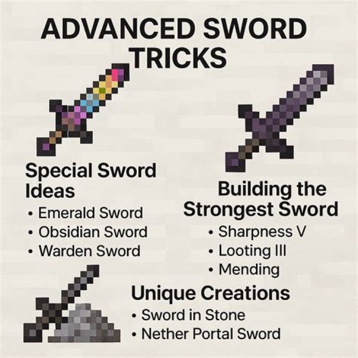 How To Craft The Strongest Sword In Minecraft