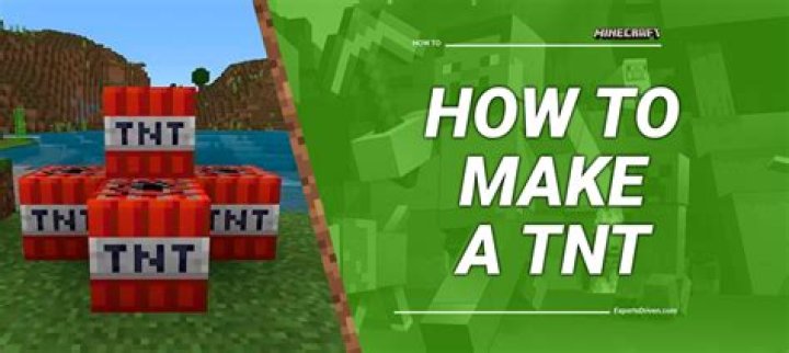Quick Answer: How To Craft Tnt In Minecraft Pe