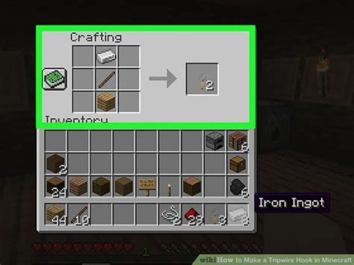 How To Craft Tripwire Minecraft