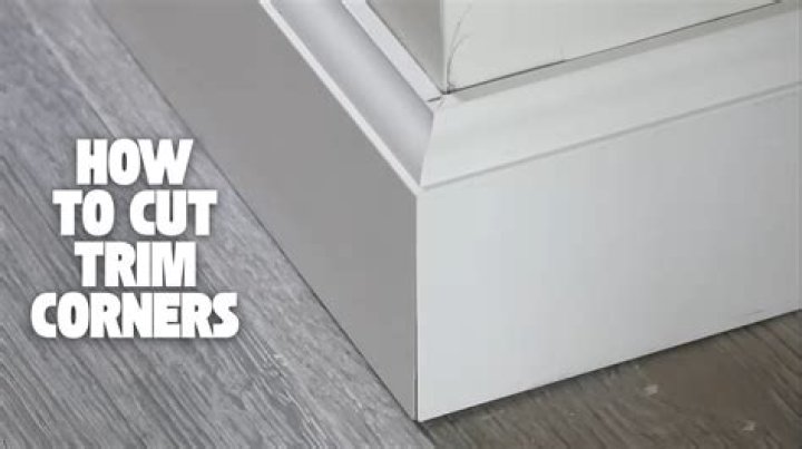 Quick Answer: How To Cut Trim Corners