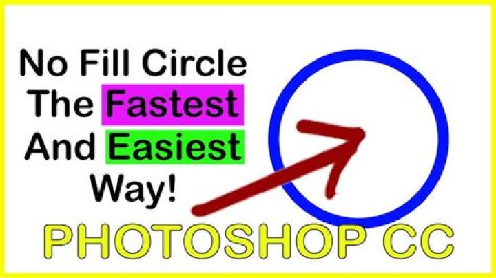 How To Draw A Circle Without Fill In Photoshop Cs5