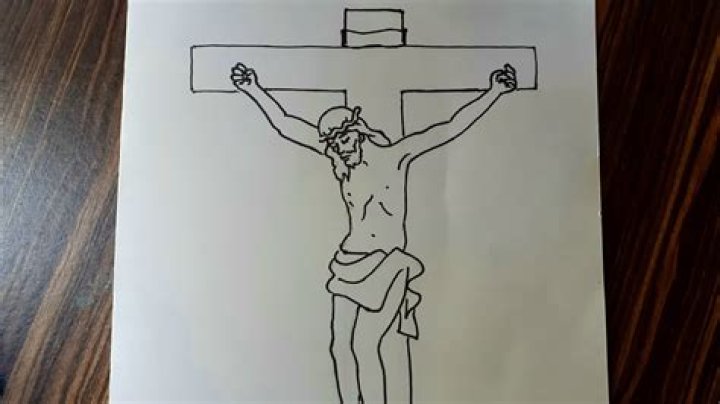 How To Draw A Picture Of Jesus On The Cross