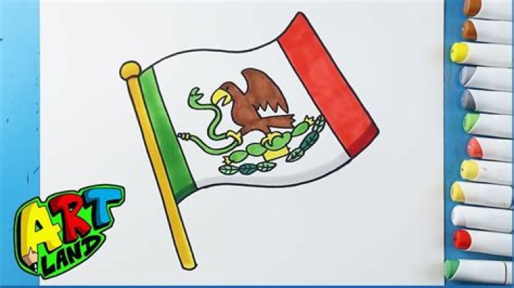 How To Draw A Simple Mexican Flag