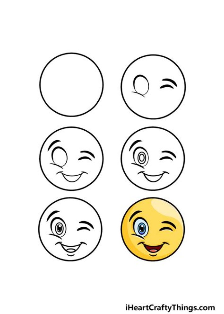 How To Draw A Simple Wink