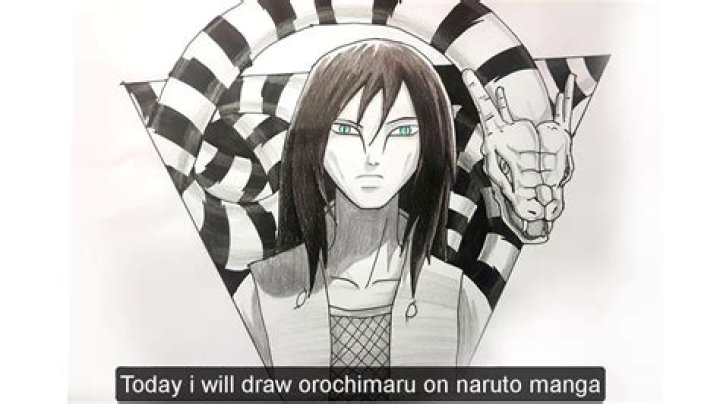 How To Draw Orochimaru Kid