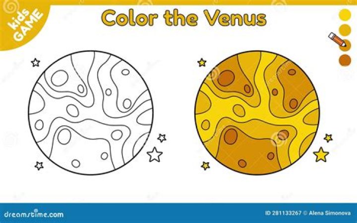 Quick Answer: How To Draw Planet Venus For Kids And Color It
