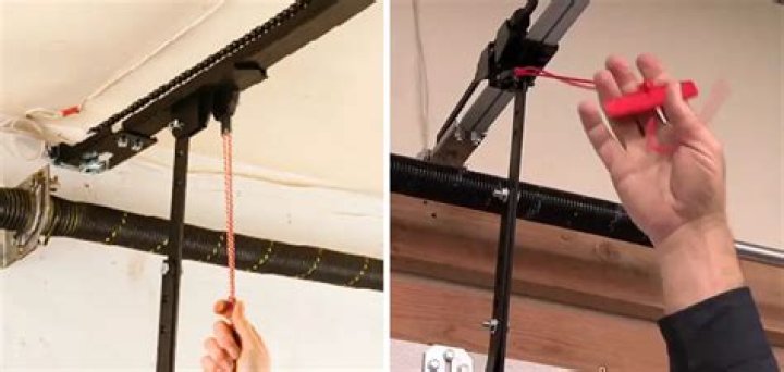 Quick Answer: How To Fix Garage Door After Pulling Red Cord