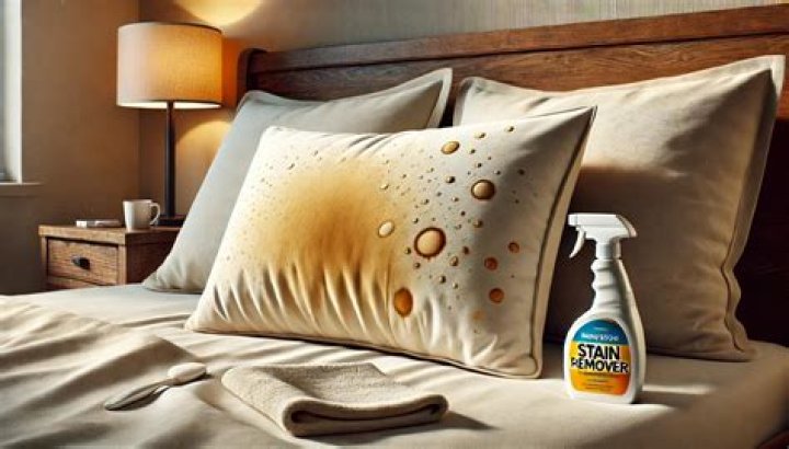 How To Get Drool Stains Out Of Pillow