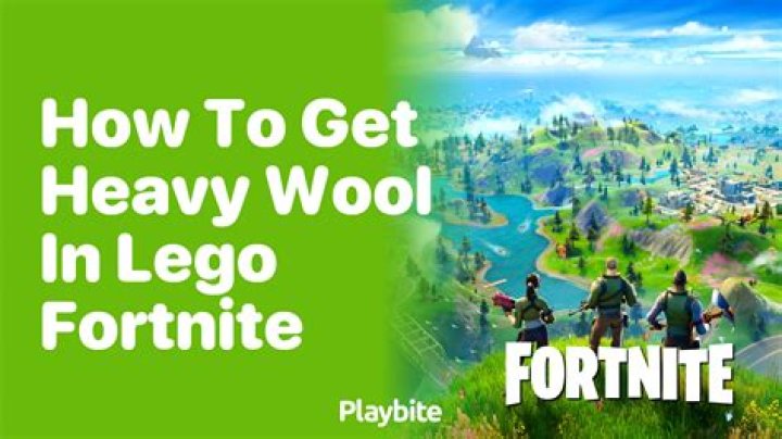 How to Get Heavy Wool in LEGO Fortnite