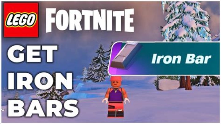 How to Get Iron and Make Iron Bars in LEGO Fortnite
