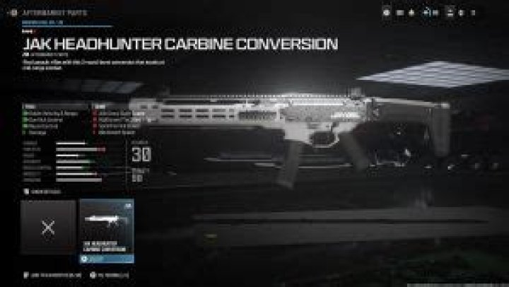 How to Get JAK Headhunter Carbine Conversion in MW3