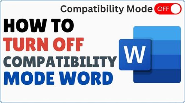 How To Get Out Of Compatibility Mode In Word Mac