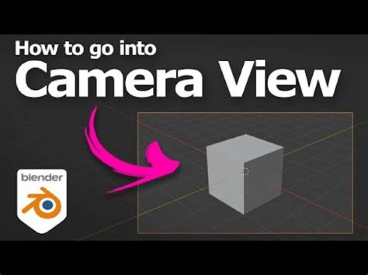 How To Go Into Camera View In Blender