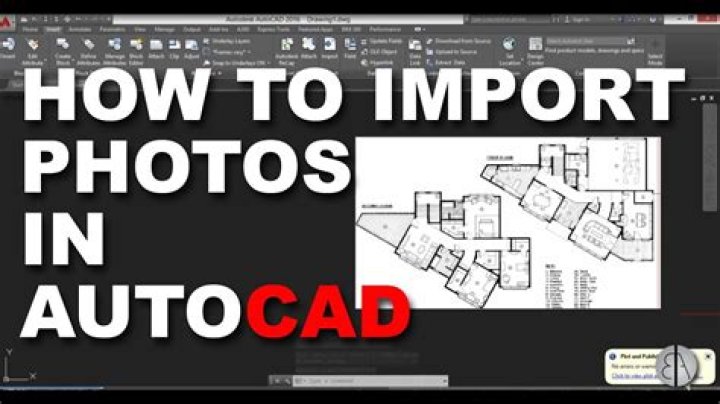 How To Import Jpeg Into Autocad