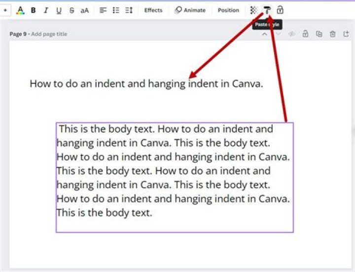 How To Indent A Paragraph In Canvas