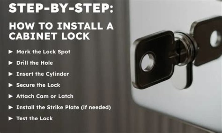 Quick Answer: How To Install A Cabinet Lock
