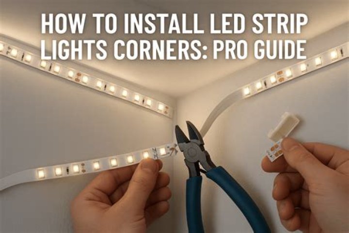 Question: How To Install Led Strip Lights Around Corners