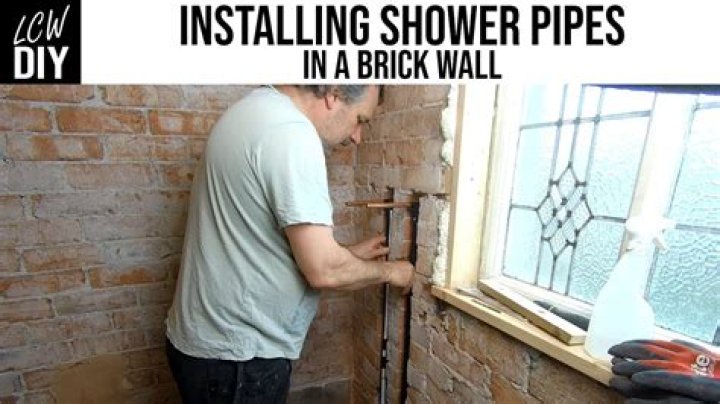 How To Install Shower Pipe In Wall