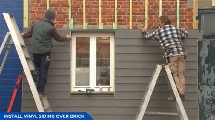 Quick Answer: How To Install Vinyl Siding Over Brick