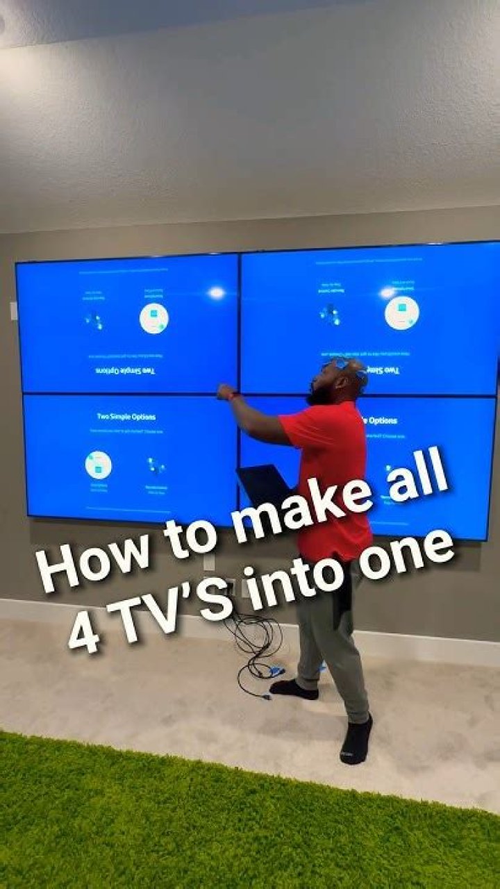 Question: How To Make 4 Tvs Work As One