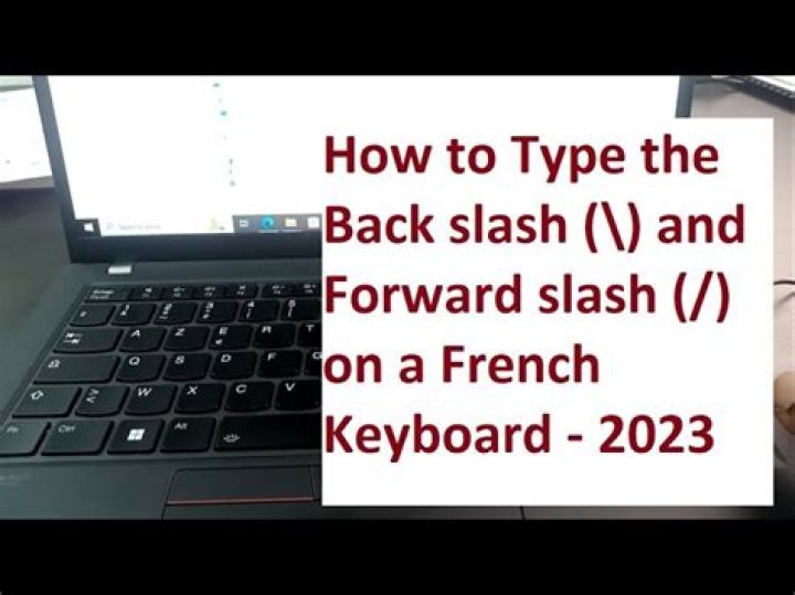 How To Make A Forward Slash On Keyboard