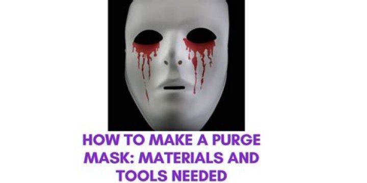 Question: How To Make A Purge Mask Diy