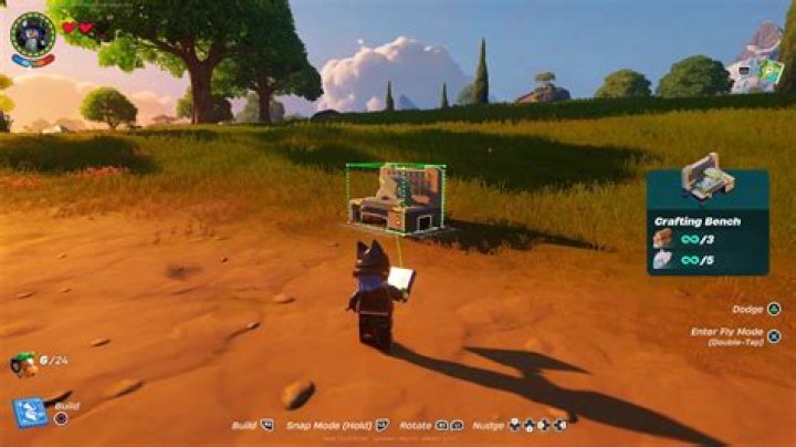 How to Make and Upgrade a Crafting Bench in LEGO Fortnite