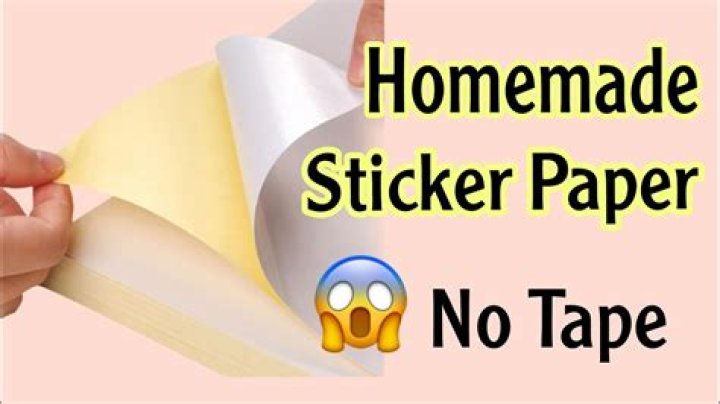 Question: How To Make Diy Stickers Without Tape